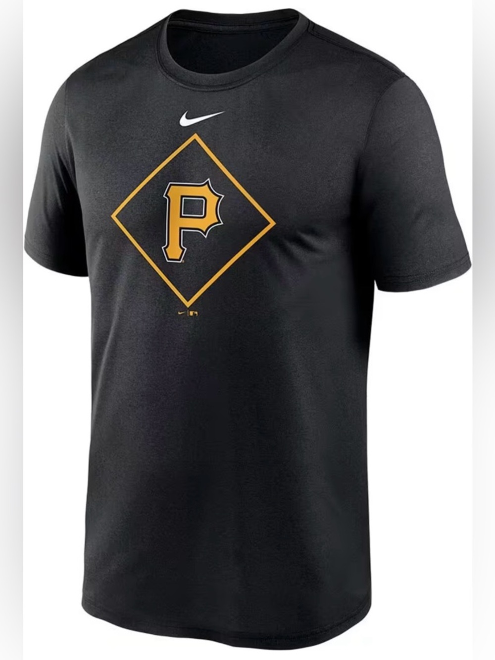Nike Pittsburgh Pirates Icon Legend Performance Tee Black Size M NWT